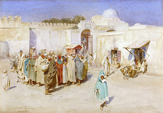 A Souk At Kairouan, Tunisia