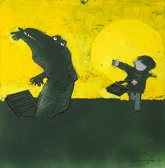 He Threw a Glove Into the Air and the Crocodile Snapped At the Glove and Let Go of the Satchel