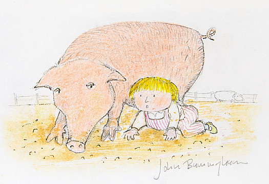 The Pig Is Good At Grunting
and Grovelling In the Yard;
I Like to Grunt and Grovel Too,
but Keeping Clean Is Hard