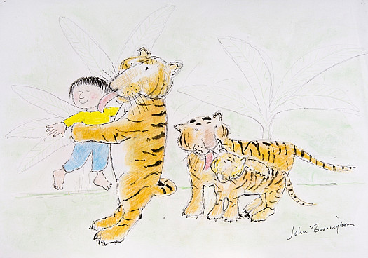 He Took the Young Tiger Back to Its Father and Mother, Who Were Very Pleased That Georgie Had Found Their Child