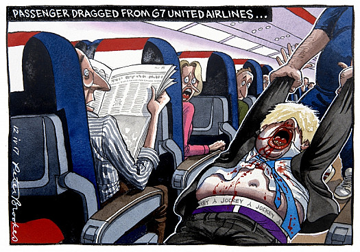 Passenger Dragged from G7 United Airlines...