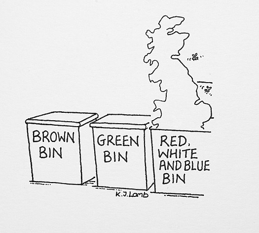 Brown Bin &ndash; Green Bin &ndash;&nbsp;red, White and Blue Bin