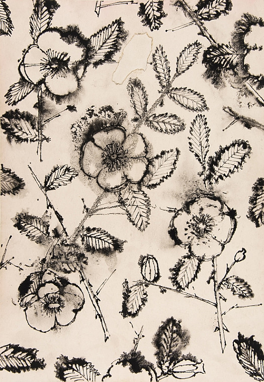 Textile Design: Wild Roses