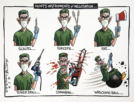 Hunt's Instruments of Negotiation...