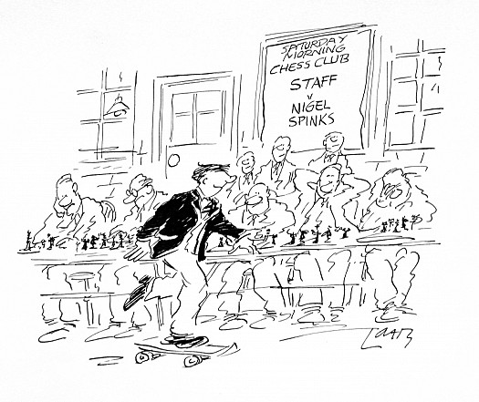 Saturday Morning Chess Club &ndash; Staff V Nigel Spinks