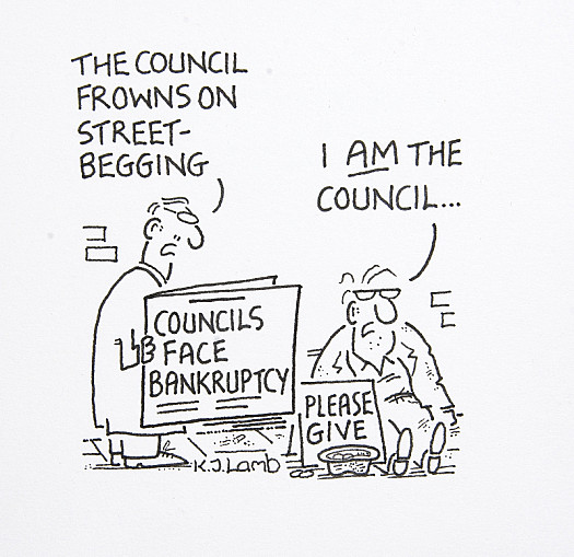 The Council Frowns On Street-BeggingI Am the Council