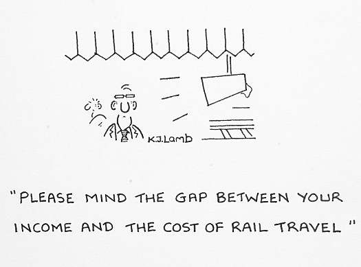 Please Mind the Gap Between Your Income and the Cost of Rail Travel