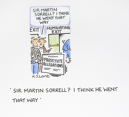 Sir Martin Sorrell? I Think He Went That Way