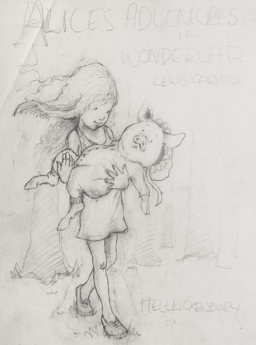 Alice's Adventures In Wonderland: Alice and the Piglet
