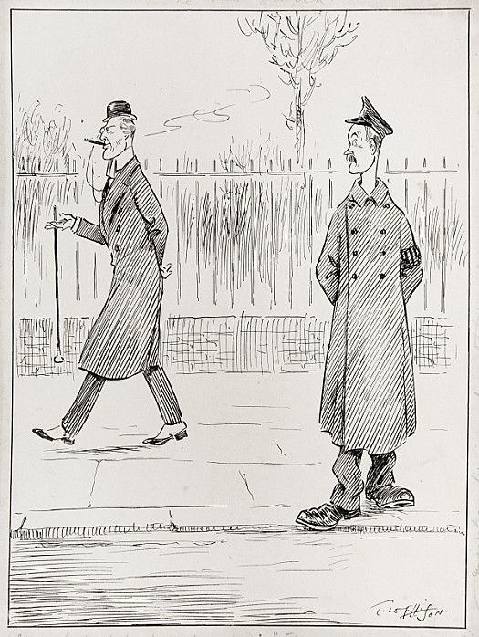 The Old GuardSpecial (On Duty At Westminster): 'There Goes a Chap I'd Like to See Join Up Again.'(the Special Constable Bill Was Read a Second Time Yesterday)