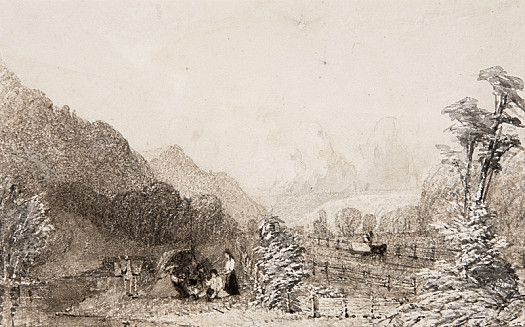 An Encampment by the Railway