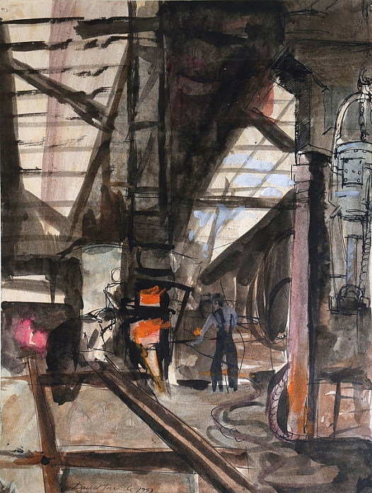 Sketch For Boulton and Paul Steel Works