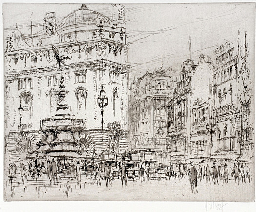 Piccadilly Circus and Glasshouse Street