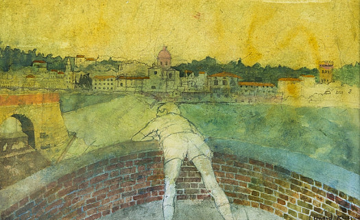 Self-Portrait In Florence (Study)