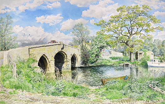 Radcot Bridges Near Faringdon, Early May