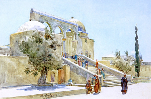 In the Enclosure of the Mosque of Omar, Dome of the Rock, Jerusalem