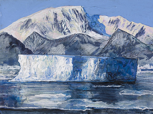 Study For Tabular Iceberg, Port Lockroy