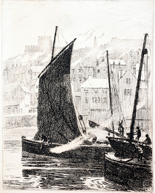 Fishing Boats, Whitby, C1913