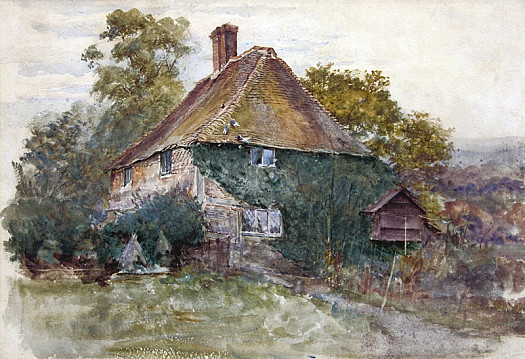 A Tile Hung Cottage