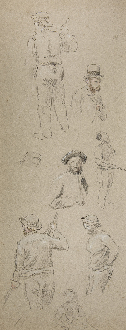 Labourers and a Gentleman In a Top Hat