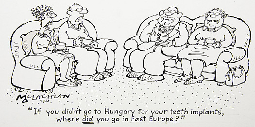 If You Didn't Go to Hungary For Your Teeth Implants, Where Did You Go InEast Europe?