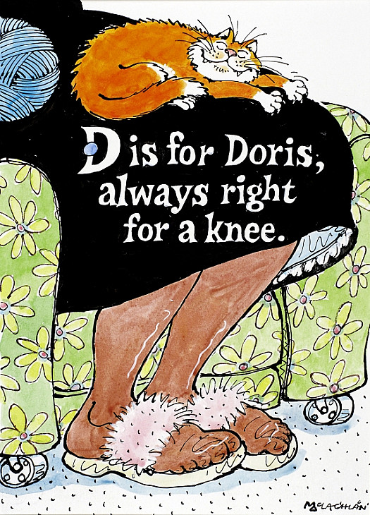 D Is For DorisAlways Right For a Knee