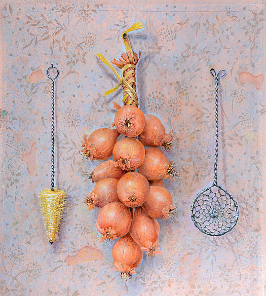 Shallots and Utensils