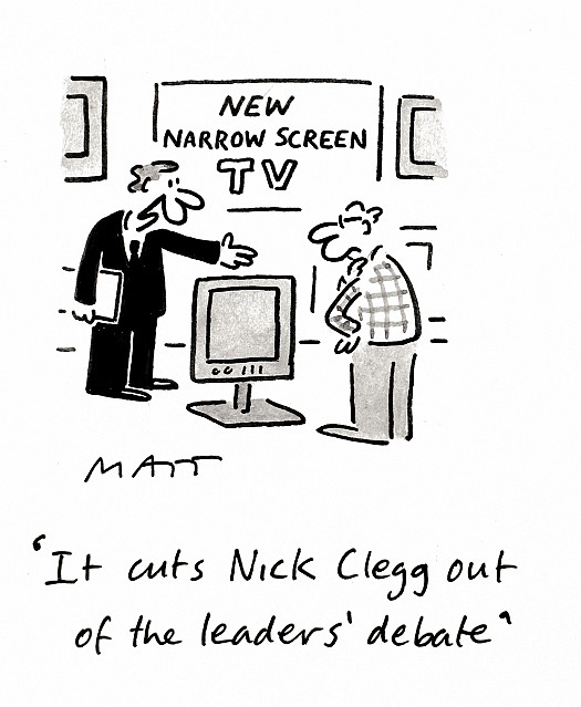 It Cuts Nick Clegg Out of the Leaders' Debate
