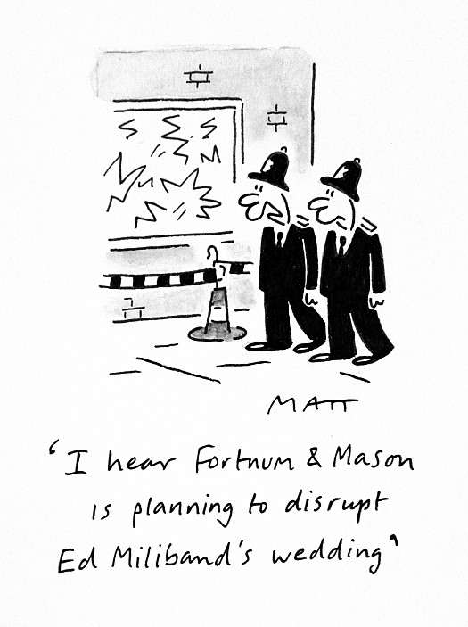 I Hear Fortnum &amp; Mason Is Planning to Disrupt Ed Miliband's Wedding
