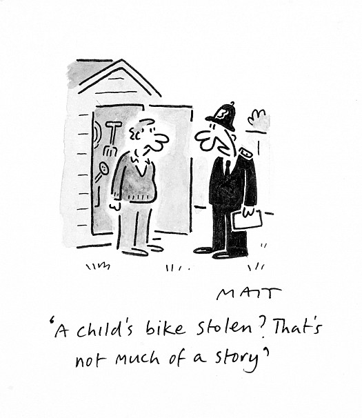 A Child's Bike Stolen? That's Not Much of a Story