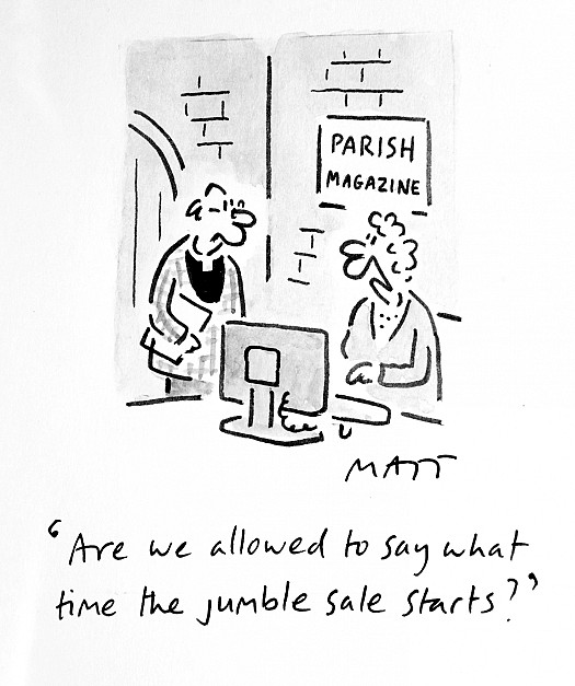 Are We Allowed to Say What Time the Jumble Sale Starts?