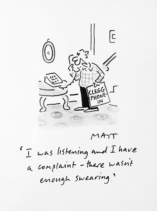 I Was Listening and I Have a Complaint - There Wasn't Enough Swearing