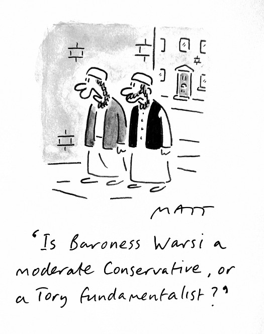 Is Baroness Warsi a Moderate Conservative, or a Tory Fundamentalist?