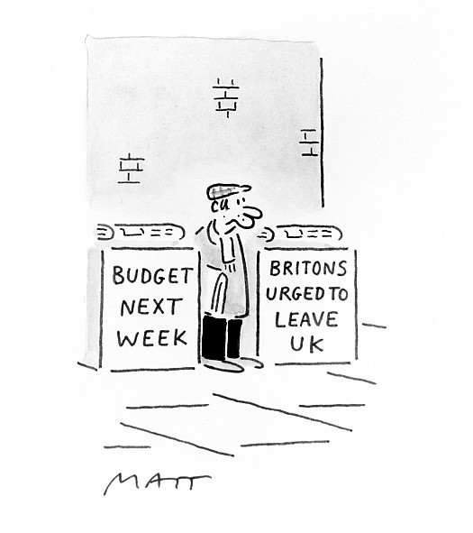 Budget Next WeekBritons Urged to Leave Uk