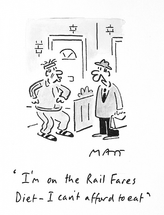 I'm On the Rail Fares Diet &ndash; I Can't Afford to Eat