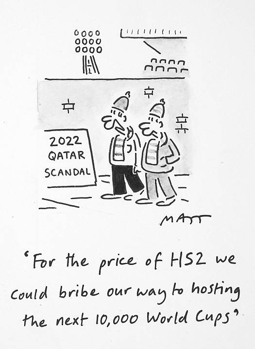 For the Price of Hs2 We Could Bride Our Way to Hosting the Next 10,000 World Cups