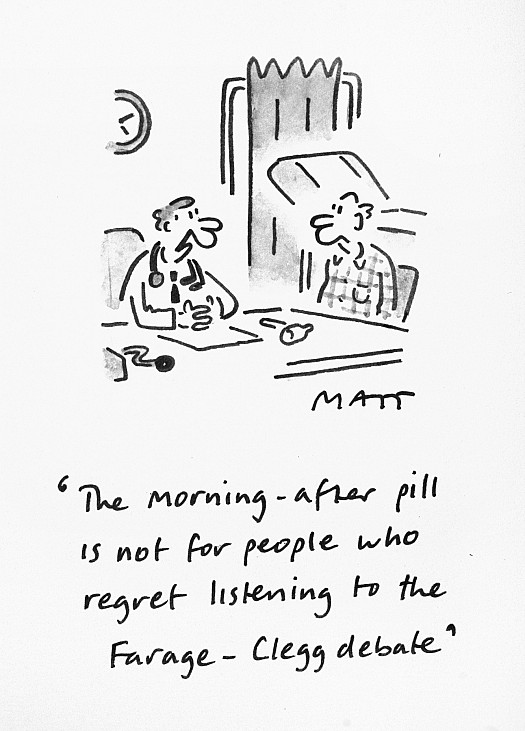 The Morning-After Pill Is Not For People Who Regret Listening to the Farage-Clegg Debate