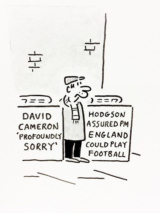 David Cameron 'Profoundly Sorry'Hodgson Assured Pm England Could Play Football