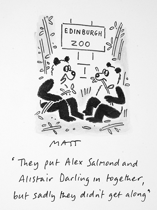 They Put Alex Salmond and Alistair Darling In Together, but Sadly They Didn't Get Along