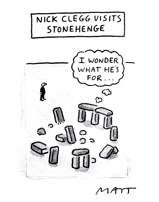 Nick Clegg Visits Stonehenge
