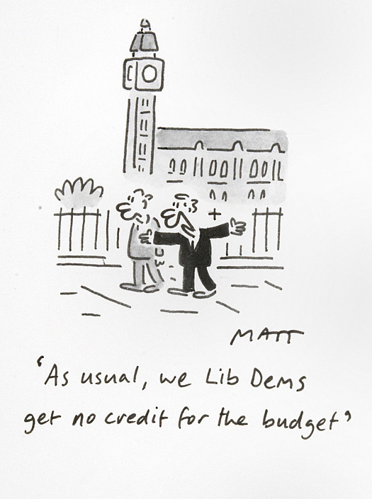 As Usual, We Lib Dems Get No Credit For the Budget