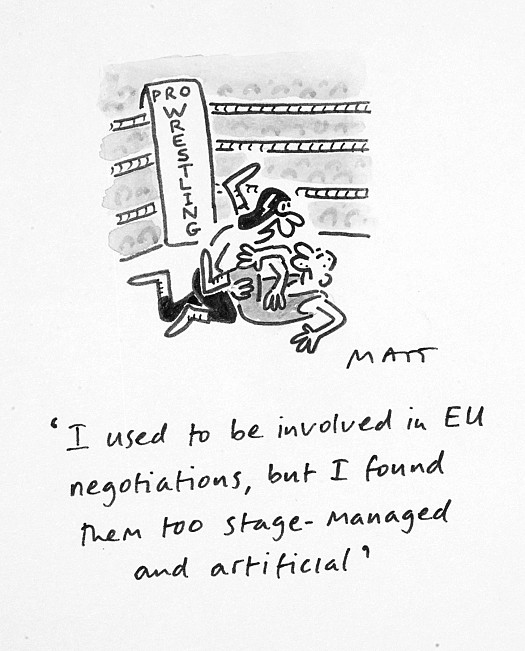 I Used to Be Involved In Eu Negotiations, but I Found Them Too Stage-Managed and Artificial