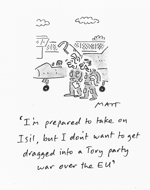 I'm Prepared to Take On Isil, but Don't Want to Get Dragged Into a Tory Party War over the Eu