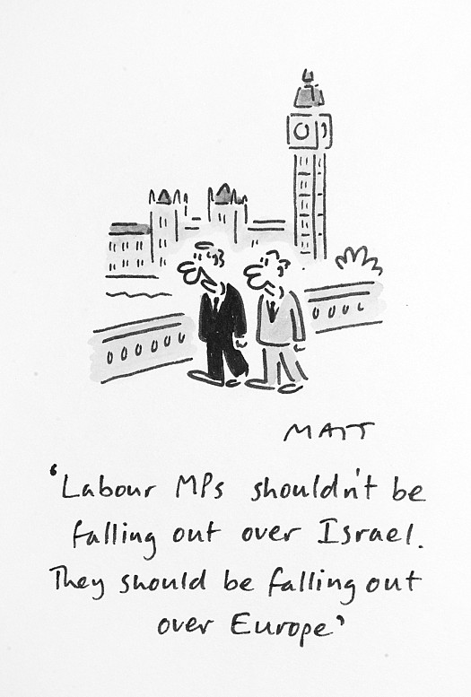 Labour Mps Shouldn't Be Falling Out over Isreal. They Should Be Falling Out over Europe