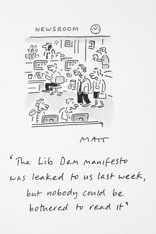 The Lib Dem Manifesto Was Leaked to Us Last Week, but Nobody CouldBe Bothered to Read It