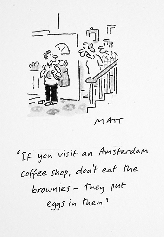 If You Visit an Amsterdam Coffee Shop, Don't Eat the Brownies -
They Put Eggs In Them