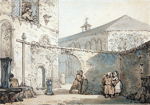 The Courtyard of a Monastery