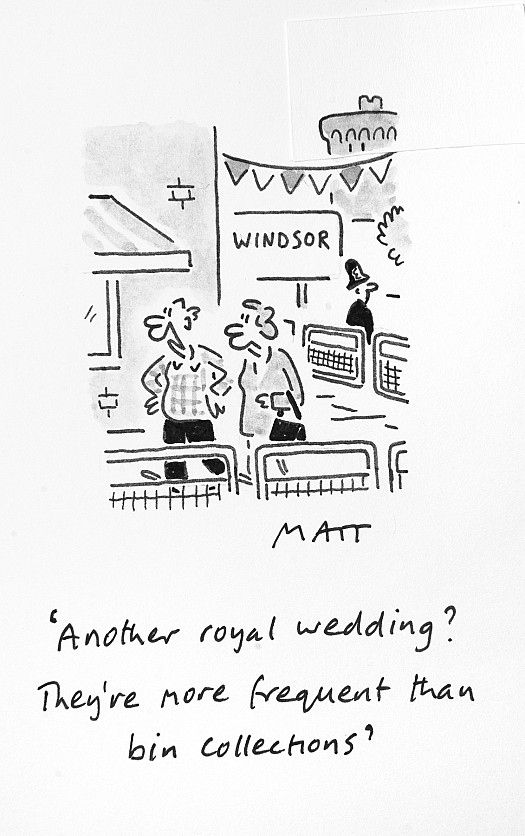 Another Royal Wedding? They're More Frequent than Bin Collections
