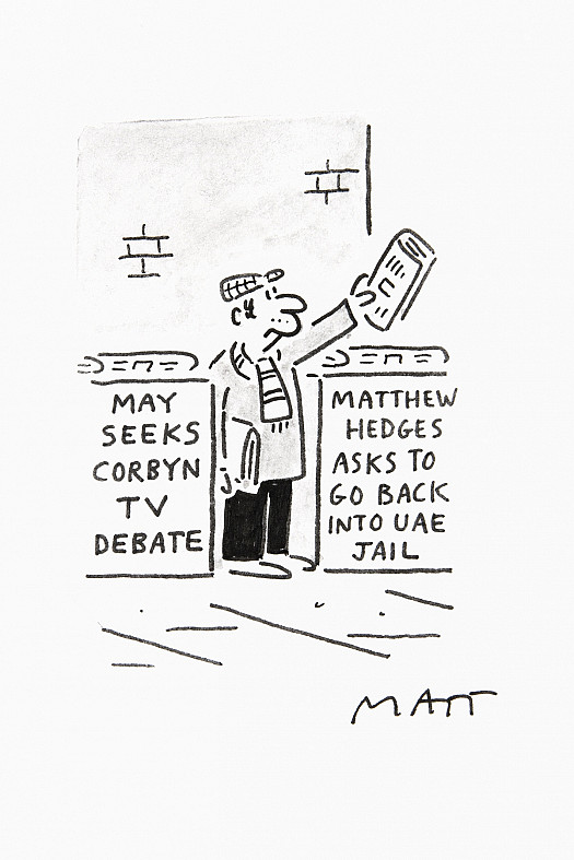 May Seeks Corbyn TV DebateMatthew Hedges Asks to Go Back Into UAE Jail