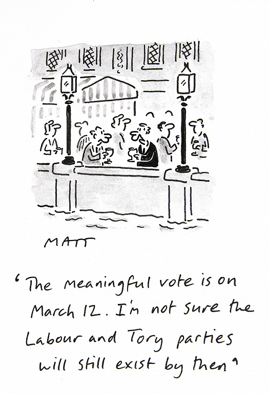 The Meaningful Vote Is On March 12. I'm Not Sure the Labour and Tory Parties Will Still Exist by Then